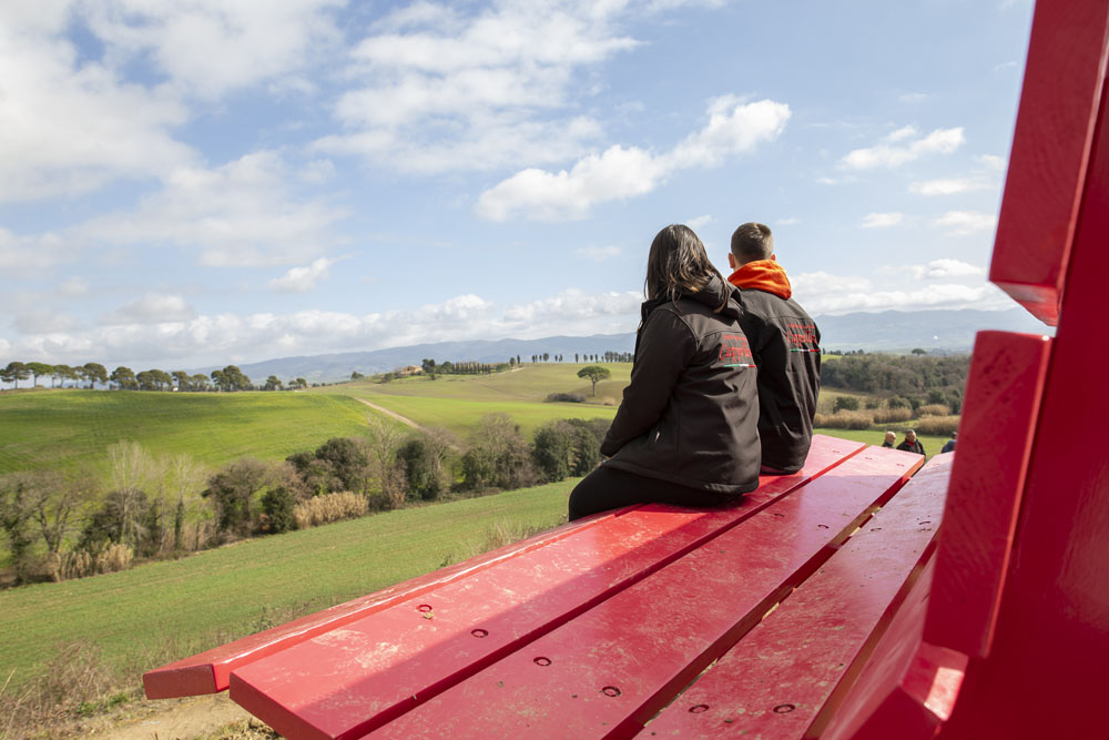 banc géant à Rosignano Marittimo