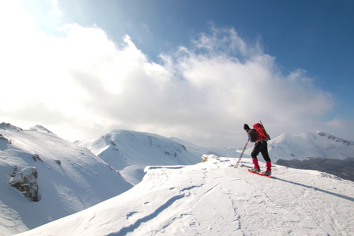 Sur le mont Campolino