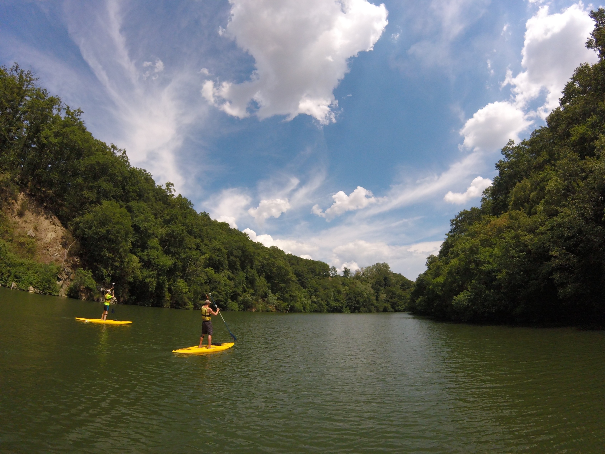 SUP dans la Réserve de Val d'Inferno-Bandella