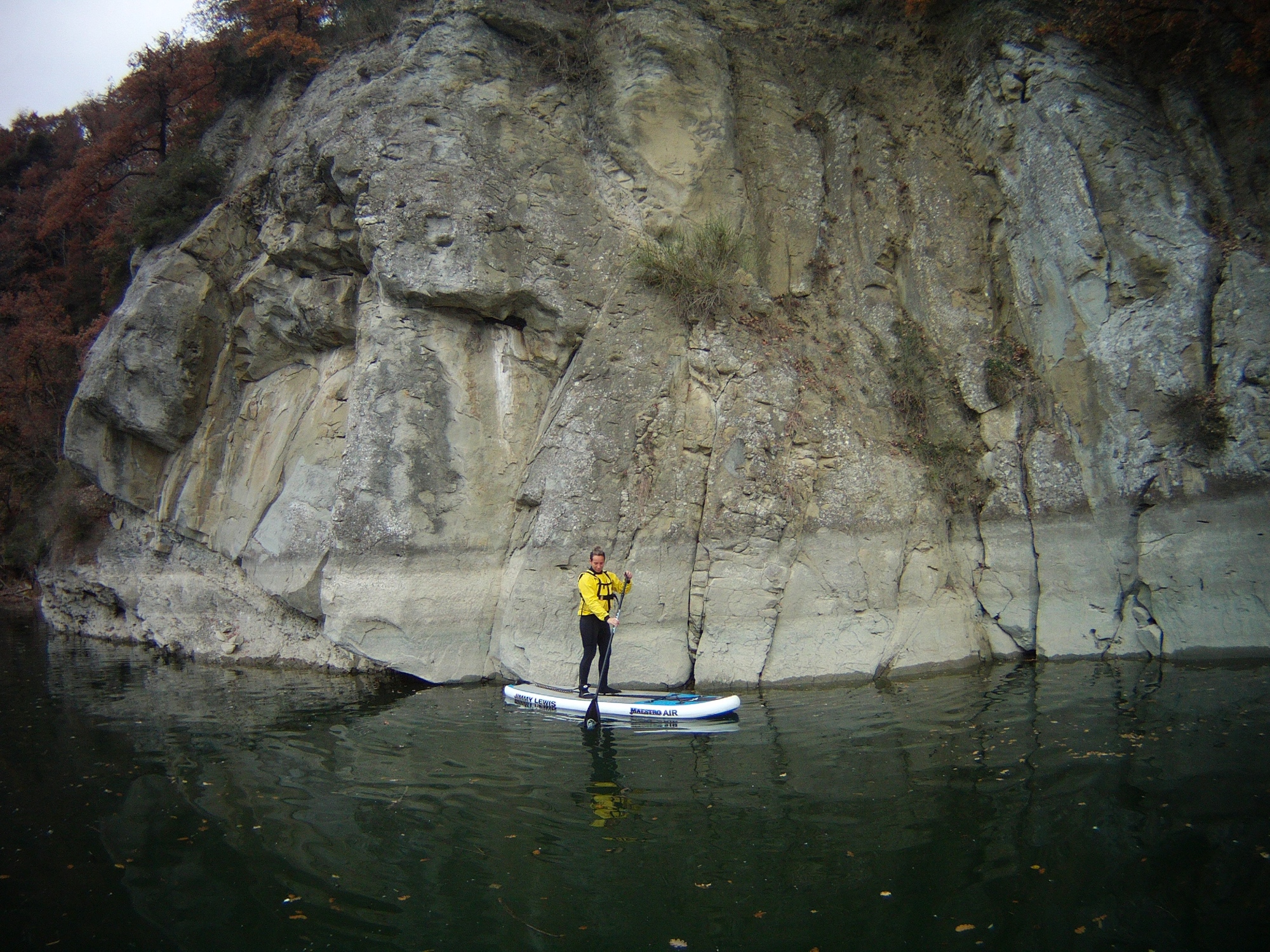 SUP dans la réserve de Val d'Inferno Bandella