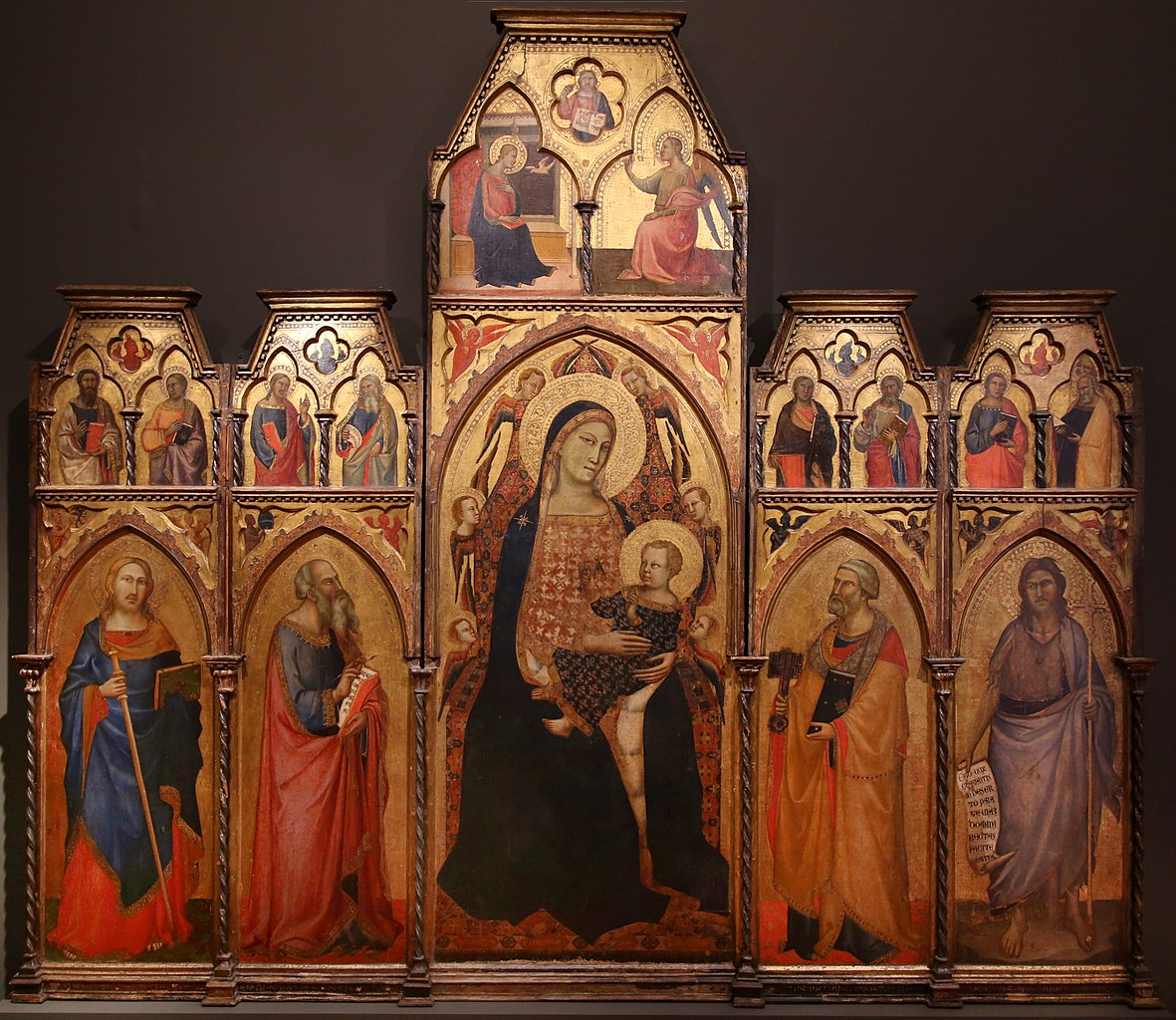 Polyptyque de San Giovanni Fuorcivitas, Taddeo Gaddi