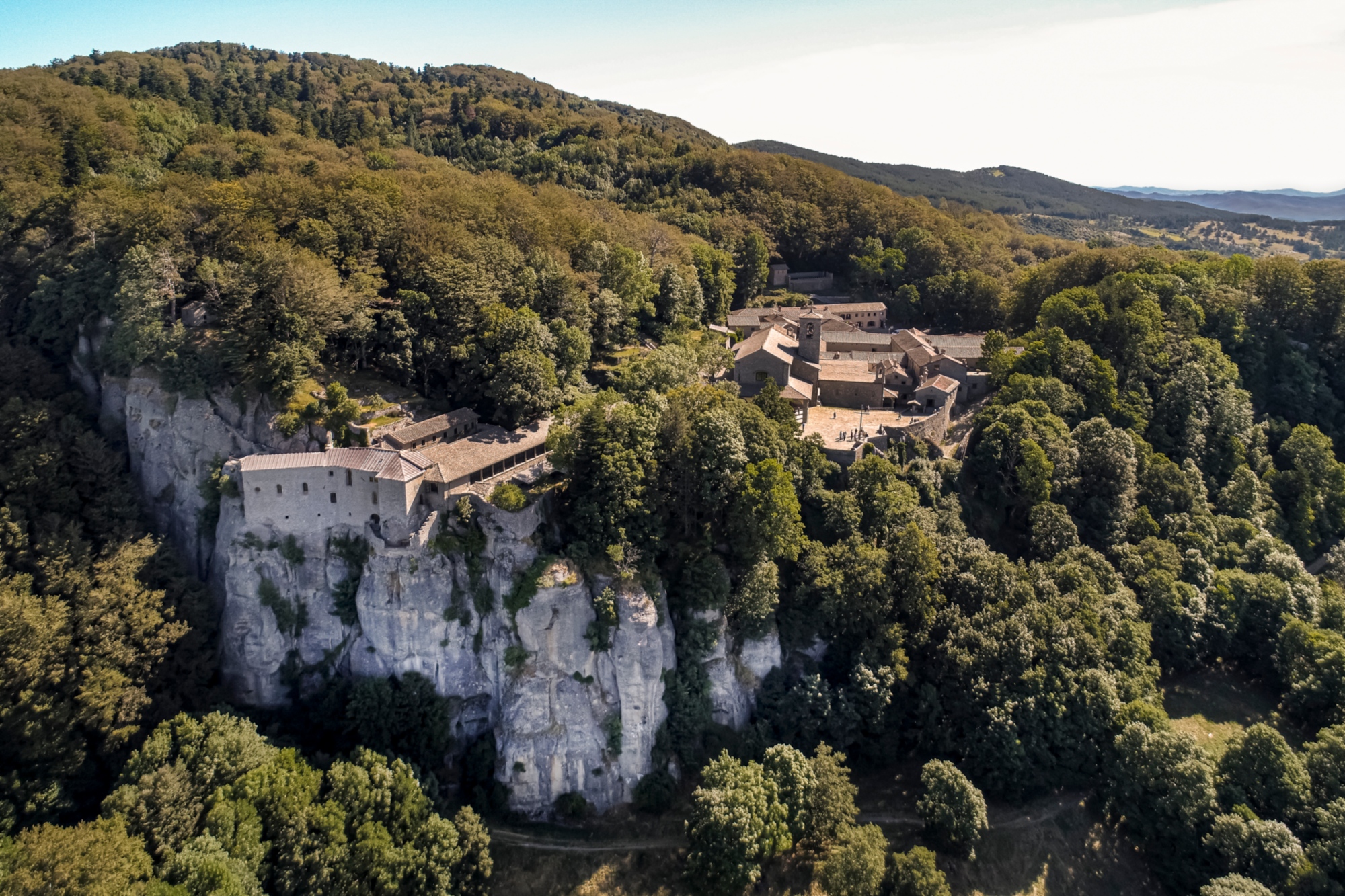 Sanctuaire de Chiusi della Verna, sur le chemin de saint François en Toscane