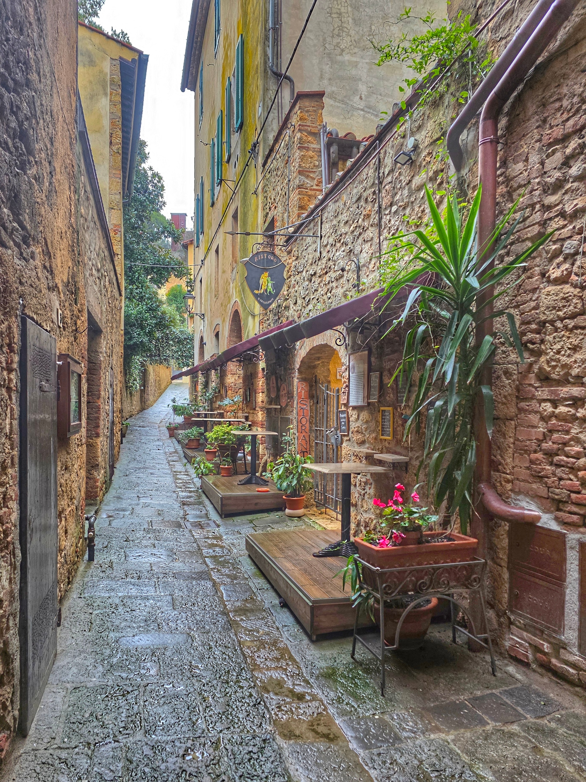 Vicolo Ciambellano en automne