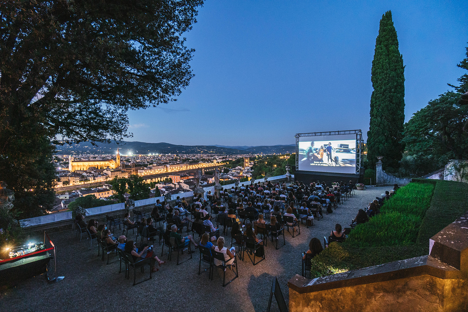Cinéma in Villa à Villa Bardini