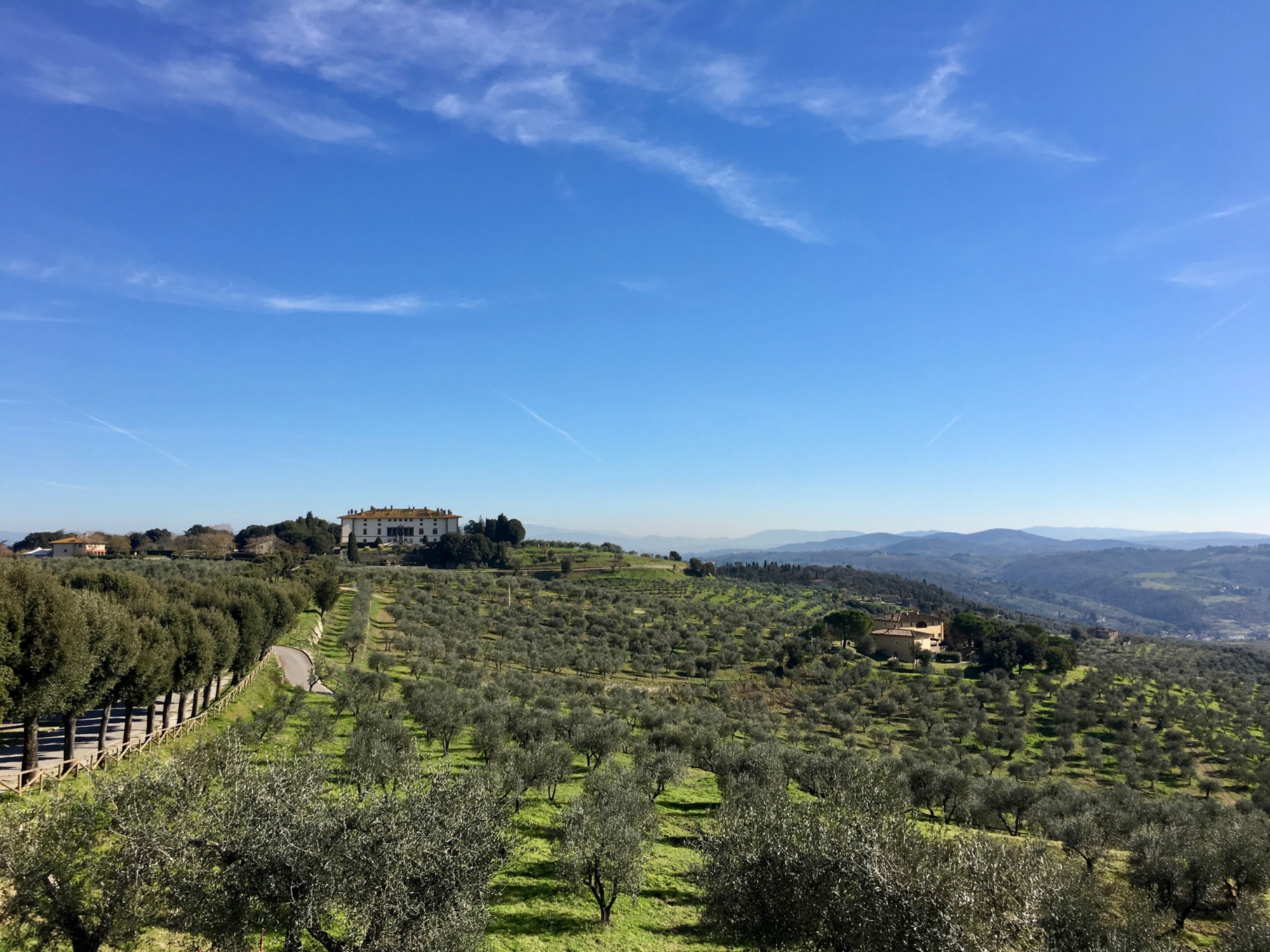 Artimino vu de la Villa médicéenne