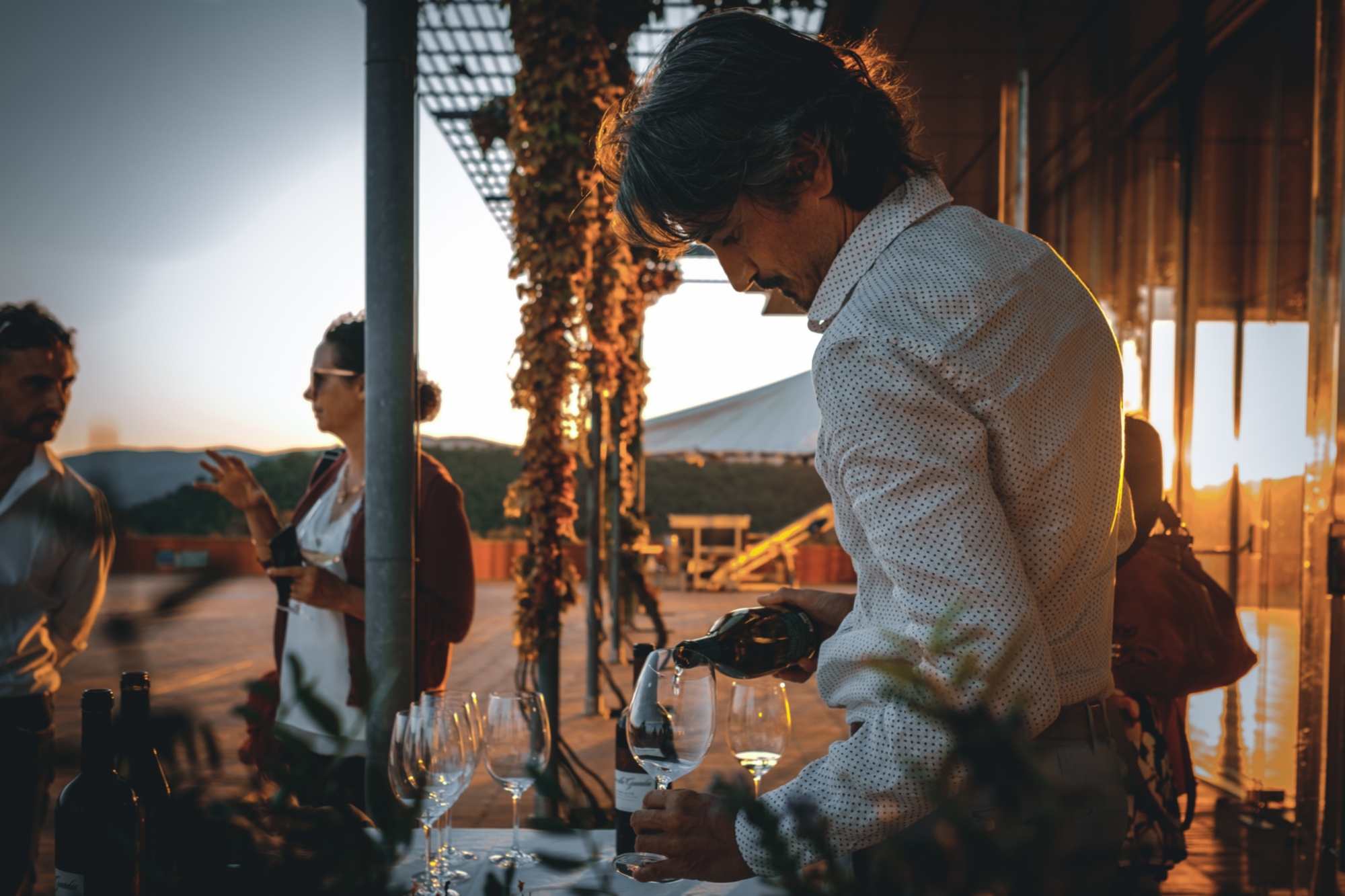 Une dégustation de vin rouge